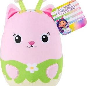 DreamWorks Gabby's Dollhouse Netflix Series,  Pink and Green Plush "Kitty Fairy"
